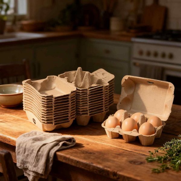 Egg Cartons Bulk by Dubtnion Sturdy Reusable Egg Trays-4