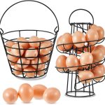 Zubebe Stainless Steel Egg Basket Handle Style-0