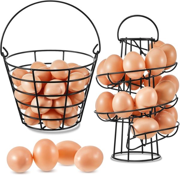 Zubebe Stainless Steel Egg Basket Handle Style-0