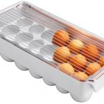 InterDesign Egg Holder Plastic 21 Egg Capacity with Lid-0
