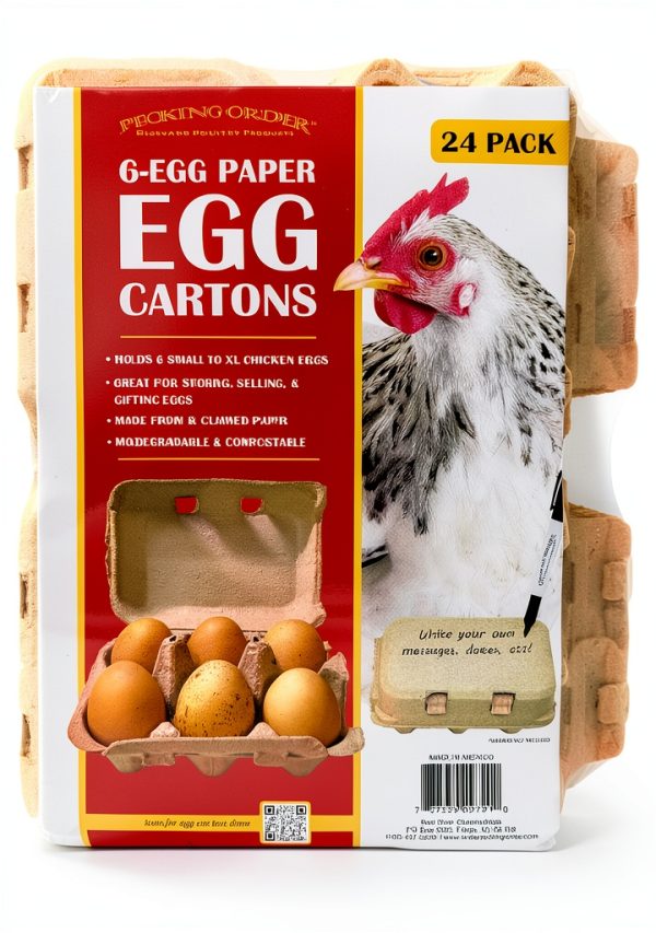 Pecking Order Paper Egg Cartons for Kitchen-0