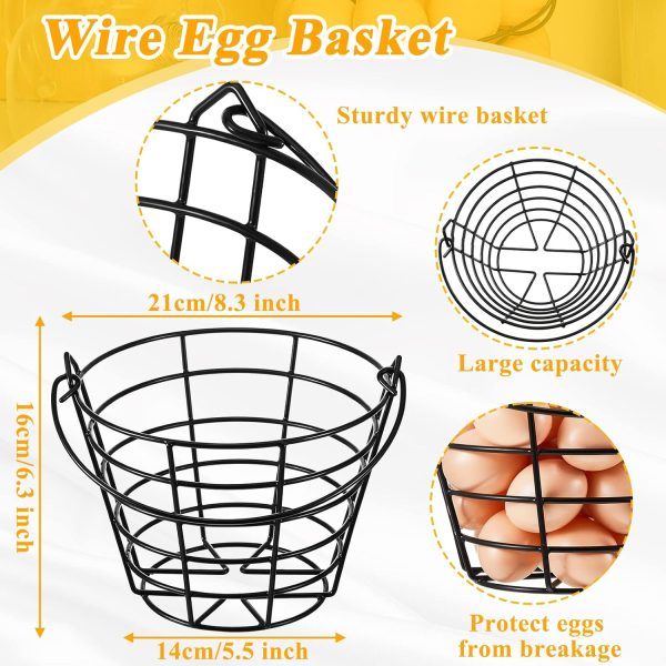 Zubebe Stainless Steel Egg Basket Handle Style-2