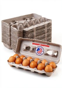 Egg Cartons by MT Products Standard Beige-0