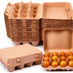 Griwonmy Egg Cartons 30 Pack Durable Pulp Storage-0