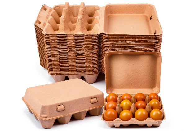 Griwonmy Egg Cartons 30 Pack Durable Pulp Storage-0