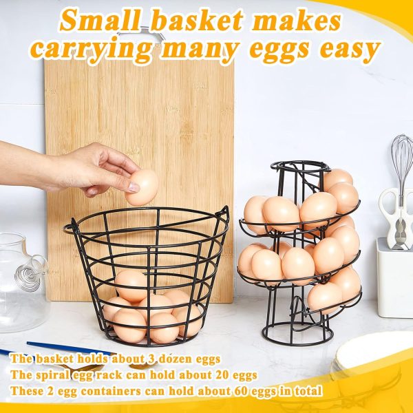 Zubebe Stainless Steel Egg Basket Handle Style-4