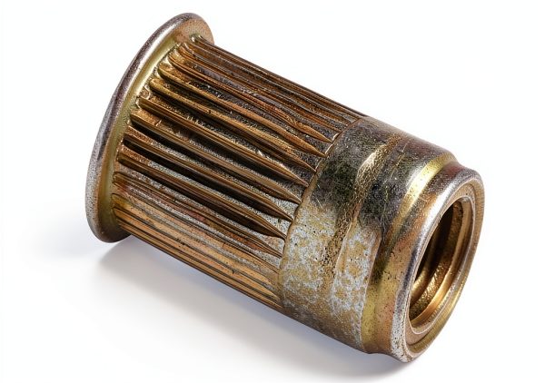 AKS4T-420-260 AK-Series Insert AVK - 1/4-20 Thread, Yellow-Zinc, 25pcs-0
