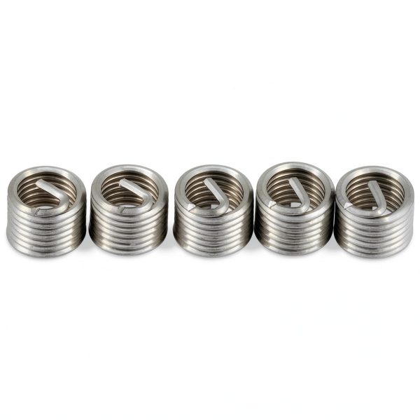 Walfront Stainless Steel Thread Repair Inserts M8 x 1.25 x 1.5D 50pcs-8