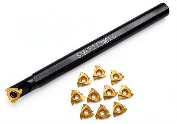 CNC Lathe Internal Threading Boring Bar SNR0013M16 TiN Carbide Inserts-1