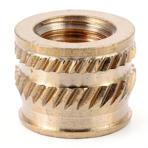 E-Z LOK Threaded Insert for Plastic 1/4-20 Tapered Brass 50pcs-0