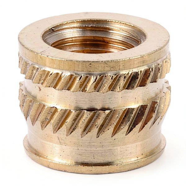 E-Z LOK Threaded Insert for Plastic 1/4-20 Tapered Brass 50pcs-0