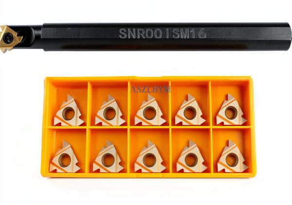 CNC Lathe Internal Threading Boring Bar SNR0013M16 TiN Carbide Inserts-3