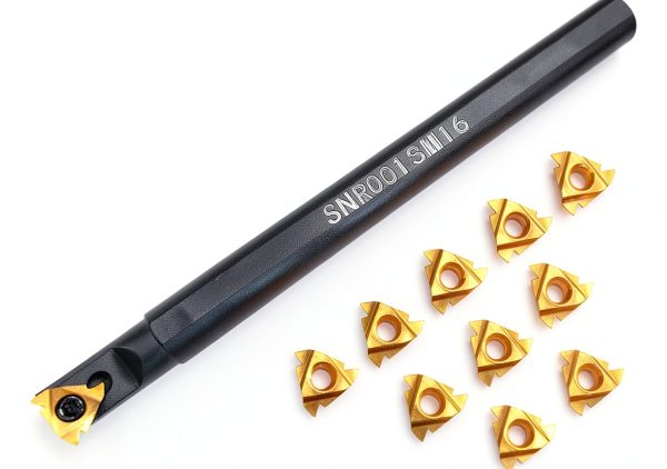 CNC Lathe Internal Threading Boring Bar SNR0013M16 TiN Carbide Inserts-4