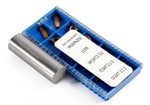 Accusize Threading Inserts 2387-2004 CVD Tin Coated 2 Piece Set-0