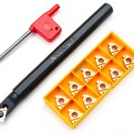 CNC Lathe Internal Threading Boring Bar SNR0013M16 TiN Carbide Inserts-0