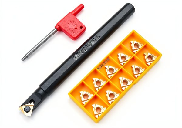 CNC Lathe Internal Threading Boring Bar SNR0013M16 TiN Carbide Inserts-0