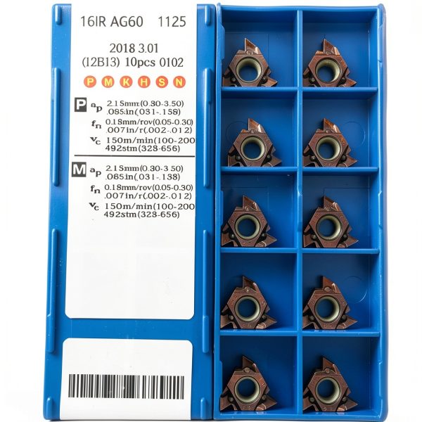 16IR AG60 1125 CNC Carbide Threading Inserts 10pcs 3/8" Box Set-1